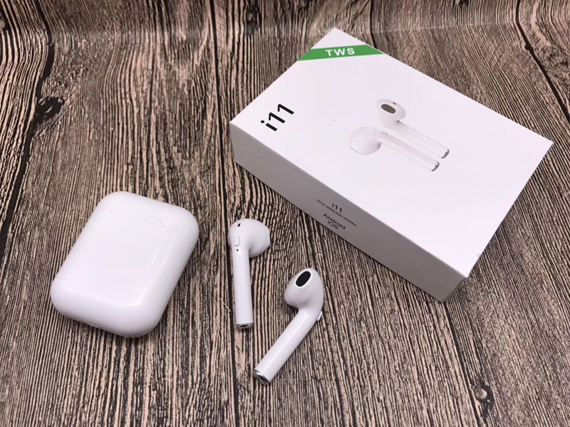 Ασύρματα Ακουστικά Bluetooth 5.0 που Παίζουν Ταυτόχρονα με Μικρόφωνο - airpods iphone Handsfree Earphones χωρίς Καλώδιο
